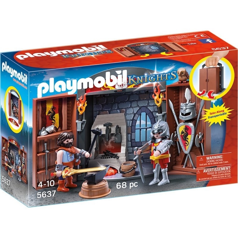 Playmobil Ιππότες και Κάστρα - Play box Σιδηρουργείο Ιπποτών (5637)Playmobil Ιππότες και Κάστρα - Play box Σιδηρουργείο Ιπποτών (5637)