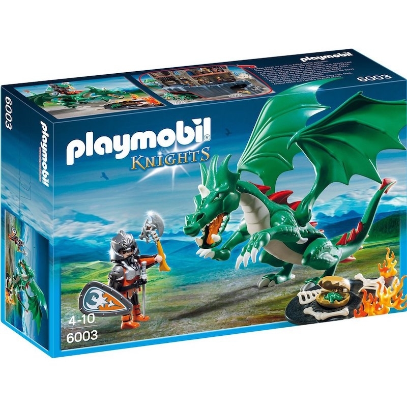 Playmobil Ιππότες και Κάστρα - Ιππότης και πράσινος Δράκος (6003)Playmobil Ιππότες και Κάστρα - Ιππότης και πράσινος Δράκος (6003)