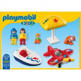 Paymobil 1.2.3 - Αεροπλάνο και Βαρκάκι (6050)