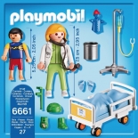 Playmobil Παιδιατρικη Κλινική - Παιδίατρος με μικρό Aσθενή (6661)