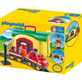 Playmobil 1.2.3 - Τρένο Βαλιτσάκι (6783)