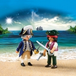 Playmobil Πειρατές - Duo Pack πειρατής και στρατιωτικός (6846)