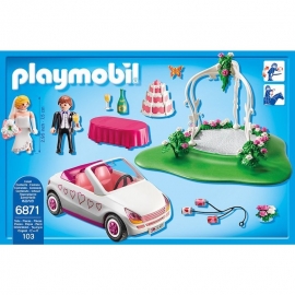 Playmobil Starter Set Νεόνυμφοι με Aμάξι (6871)