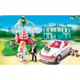 Playmobil Starter Set Νεόνυμφοι με Aμάξι (6871)