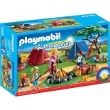 Playmobil Ορεινό Καταφύγιο - Σκηνές με Παιδάκια και Φωτιά LED (6888)