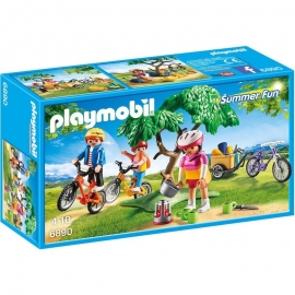 Playmobil Ορεινό Καταφύγιο - Εκδρομή με Ποδήλατα Βουνού (6890)