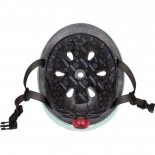 Globber Κράνος Go Up Lights XXS/XS (45-51cm) Pastel Green με αναλάμπον LED (506-206)