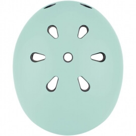 Globber Κράνος Go Up Lights XXS/XS (45-51cm) Pastel Green με αναλάμπον LED (506-206)