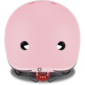 Globber Κράνος Go Up Lights XXS/XS (45-51cm) Pastel Pink με αναλάμπον LED (506-210)