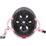 Globber Κράνος Go Up Lights XXS/XS (45-51cm) Pastel Pink με αναλάμπον LED (506-210)