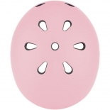 Globber Κράνος Go Up Lights XXS/XS (45-51cm) Pastel Pink με αναλάμπον LED (506-210)