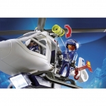 Playmobil - Ελικόπτερο Αστυνομίας με Προβολέα LED (6921)