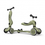 Σετ Scoot & Ride Πατίνι Highwaykick 1 & Κράνος XXS Olive