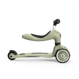 Σετ Scoot & Ride Πατίνι Highwaykick 1 & Κράνος XXS Olive