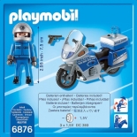 Playmobil Αστυνομία - Μοτοσυκλέτα Αστυνομίας με Φάρο που αναβοσβήνει (6923)