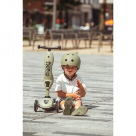 Σετ Scoot & Ride Πατίνι Highwaykick 1 & Κράνος S Olive