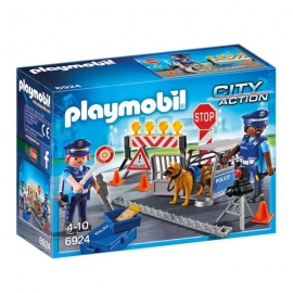 Playmobil Αστυνομία - Οδόφραγμα Αστυνομίας (6924)