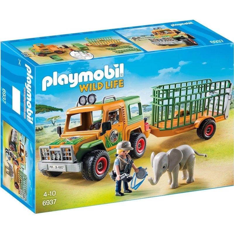 Playmobil Σαφάρι στην Αφρική - Όχημα Σαφάρι με Ρυμουλκ.Κλούβα Ζώων (6937)Playmobil Σαφάρι στην Αφρική - Όχημα Σαφάρι με Ρυμουλκ.Κλούβα Ζώων (6937)