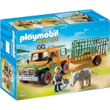 Playmobil Σαφάρι στην Αφρική - Όχημα Σαφάρι με Ρυμουλκ.Κλούβα Ζώων (6937)
