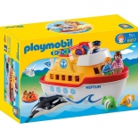 Playmobil 1.2.3 - Πλοίο-Βαλιτσάκι (6957)