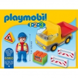 Playmobil 1.2.3 - Φορτηγό με ανατρεπόμενη Καρότσα (6960)