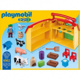 Playmobil 1.2.3 - Φάρμα-Βαλιτσάκι 123 (6962)