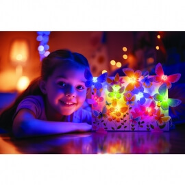 Κατασκευή Λαμπερές Πεταλούδες 3D Καμβάς (4M0638)