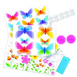 Κατασκευή Λαμπερές Πεταλούδες 3D Καμβάς (4M0638)