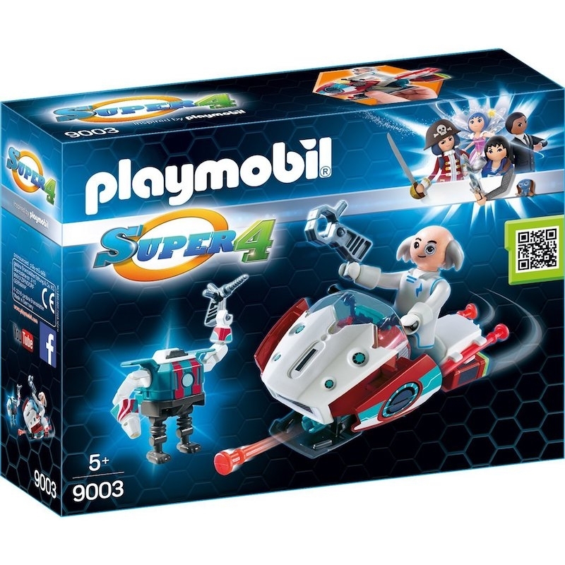 Playmobil Super 4 - O Δόκτωρ Χ και το Skyjet (9003)Playmobil Super 4 - O Δόκτωρ Χ και το Skyjet (9003)