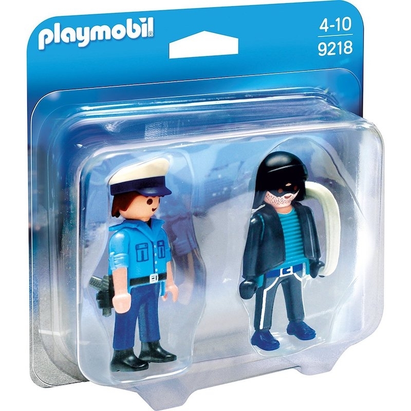 Playmobil Αστυνομία - Duo Pack Αστυνομικός και Ληστής (9218)Playmobil Αστυνομία - Duo Pack Αστυνομικός και Ληστής (9218)