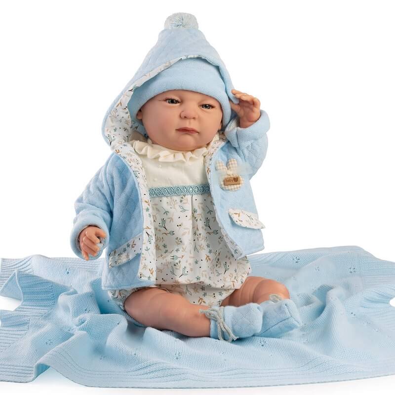 Μωρό Νεογέννητο Συλλεκτικό Reborn 50εκ με Κουβερτάκι Γαλάζιο - Berbesa (5309)Μωρό Νεογέννητο Συλλεκτικό Reborn 50εκ με Κουβερτάκι Γαλάζιο - Berbesa (5309)