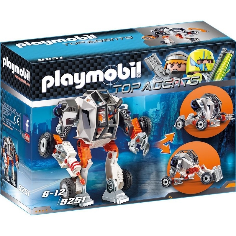 Playmobil Top Agents - Ρομπότ του Πράκτορα ΤΕΚ (9251)Playmobil Top Agents - Ρομπότ του Πράκτορα ΤΕΚ (9251)