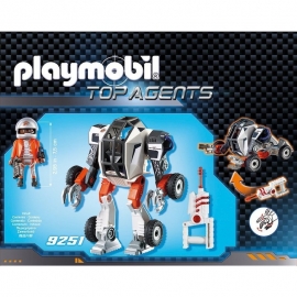 Playmobil Top Agents - Ρομπότ του Πράκτορα ΤΕΚ (9251)