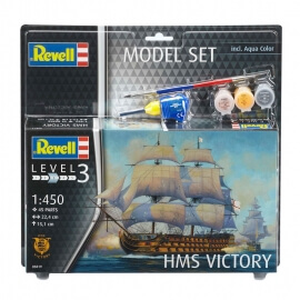 Ιστιοφόρο Πλοίο "HMS Victory" 1/450 - Σετ Δώρου - Revell 65819