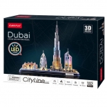 3D Παζλ Dubai Cityline LED φωτιζόμενο 182 κομ (L523h)