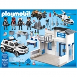 Playmobil Αστυνομία - Αστ/κό Τμήμα με Περιπολικό και Ελικόπτερο (9372)