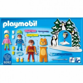 Playmobil Χιονισμένο Σαλέ - Εκπαιδευτής σκί με Παιδάκια (9282)