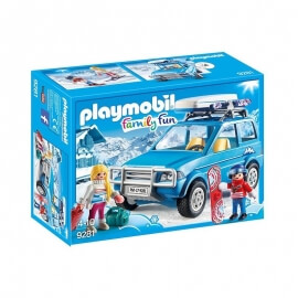 Playmobil Χιονισμένο Σαλέ - Όχημα 4x4 με Mπαγκαζιέρα (9281)