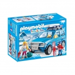 Playmobil Χιονισμένο Σαλέ - Όχημα 4x4 με Mπαγκαζιέρα (9281)