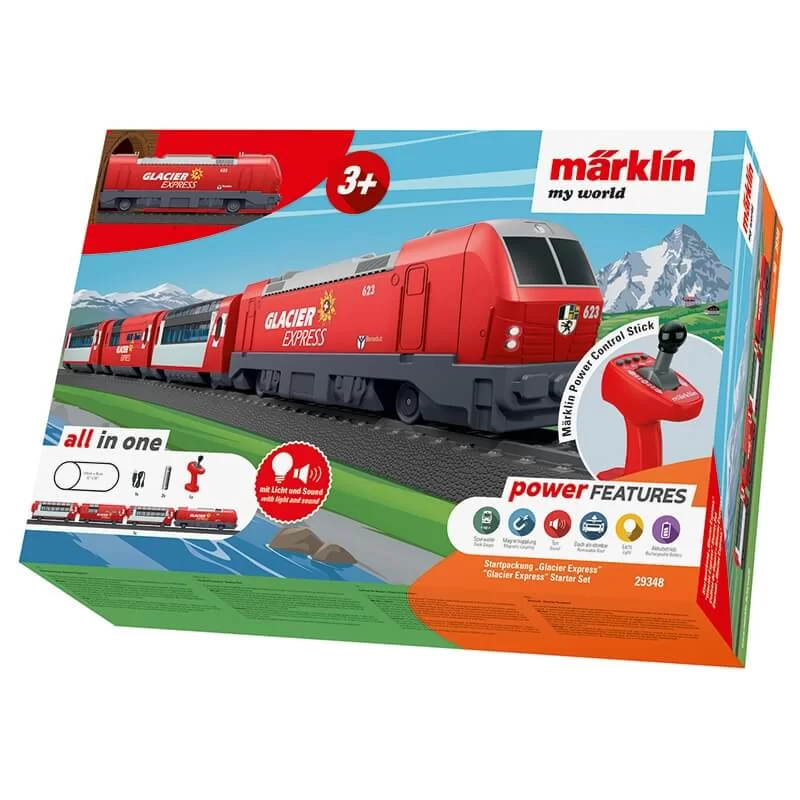 Σετ Τρένο "Glacier Express" Märklin my World 3+ (29348)Σετ Τρένο "Glacier Express" Märklin my World 3+ (29348)