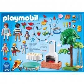 Playmobil Μοντέρνο Σπίτι - Πάρτυ στον Κήπο με barbecue (9272)