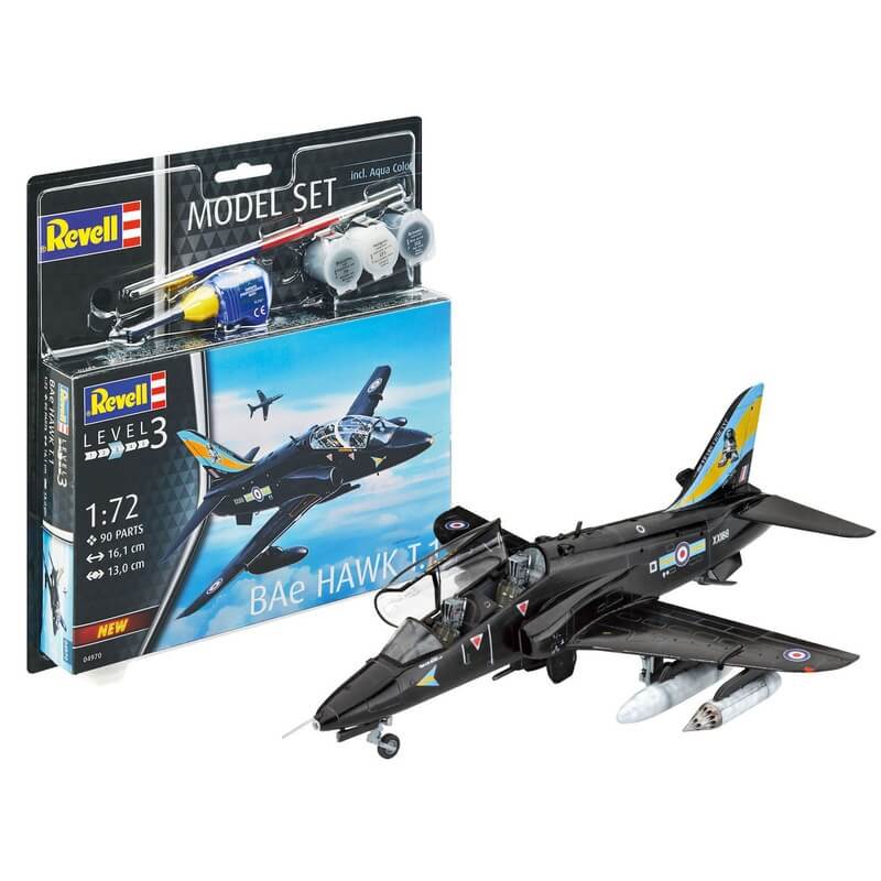 Πολεμικό Αεροπλάνο BAE Hawk T.1 1/72 - Σετ Δώρου με Χρώματα & Κόλλα - Revell (64970)Πολεμικό Αεροπλάνο BAE Hawk T.1 1/72 - Σετ Δώρου με Χρώματα & Κόλλα - Revell (64970)