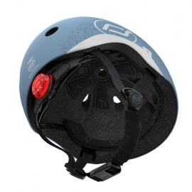 Σετ Scoot & Ride Πατίνι Highwaykick 1 Push & Κράνος XXS Reflective Steel
