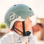 Σετ Scoot & Ride Πατίνι Highwaykick 1 Push & Κράνος XXS Reflective Steel
