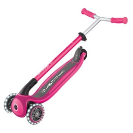 Πατίνι Globber Scooter Αναδιπλούμενο Master Lights Fuchsia (663-110)