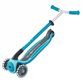 Πατίνι Globber Scooter Αναδιπλούμενο Master Lights Aqua (663-100)
