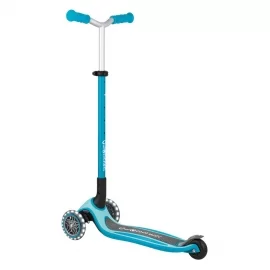 Πατίνι Globber Scooter Αναδιπλούμενο Master Lights Aqua (663-100)