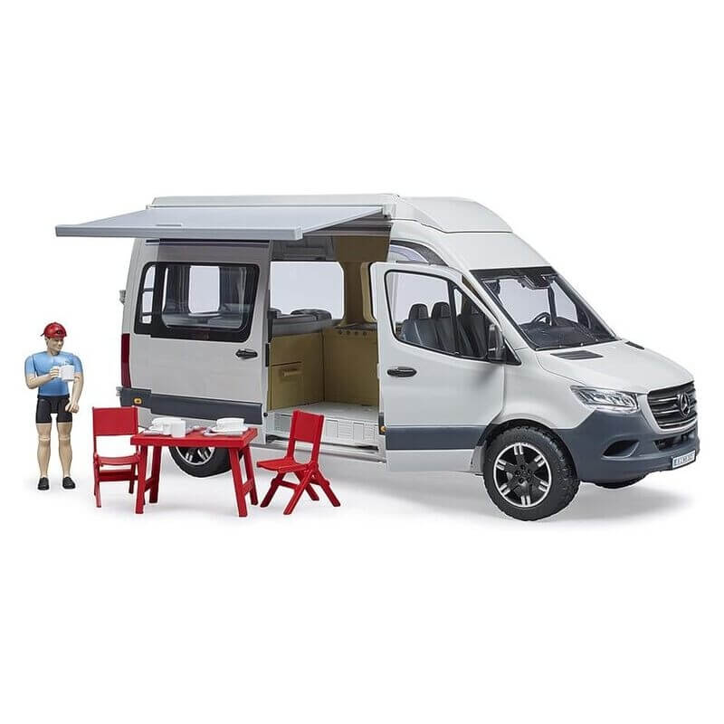 Bruder - Βαν Mercedes Benz Sprinter Camper με Οδηγό και Εξοπλισμό (02672)Bruder - Βαν Mercedes Benz Sprinter Camper με Οδηγό και Εξοπλισμό (02672)