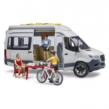 Bruder - Βαν Mercedes Benz Sprinter Camper με Οδηγό και Εξοπλισμό (02672)