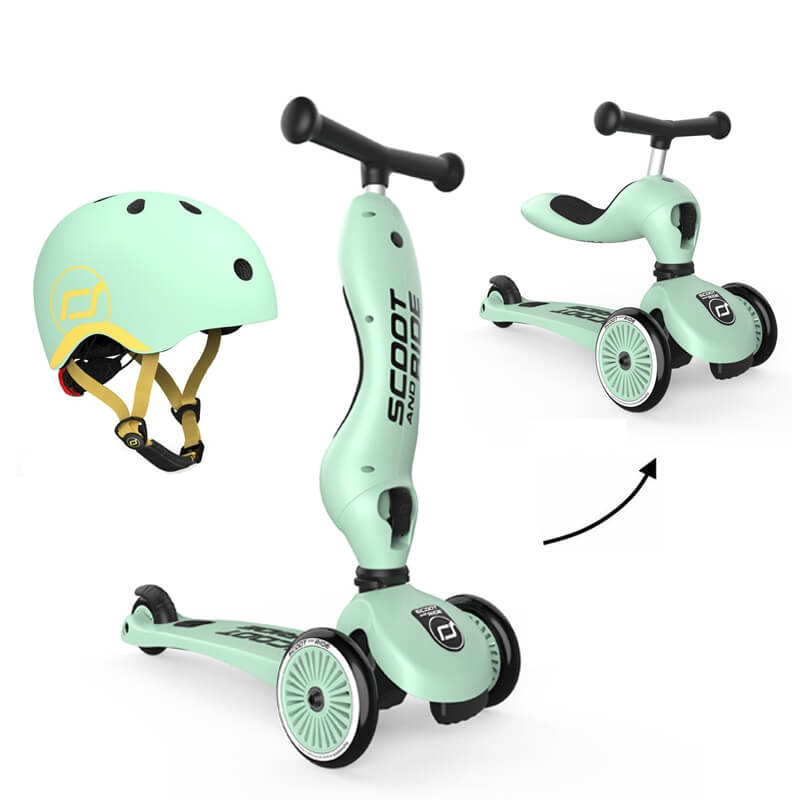 Σετ Scoot & Ride Πατίνι Highwaykick 1 & Κράνος XXS Kiwi Σετ Scoot & Ride Πατίνι Highwaykick 1 & Κράνος XXS Kiwi